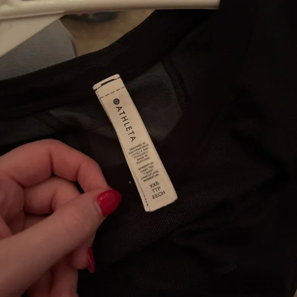 Athleta Black T-Shirt - Picture 3 of 3